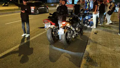 Bursa'da zincirleme motosiklet kazası : 3 yaralı