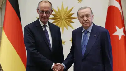 Cumhurbaşkanı Erdoğan, Almanya Şansölyesi Merz ile görüştü