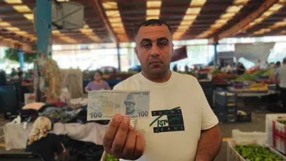 Adana'da Ömer ve Özge sırrı : Aşkını paralara yazıp pazarda dağıttı
