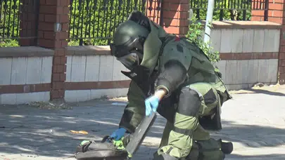 Aydın'da fünye ile patlatılan şüpheli çantadan bilgisayar çıktı
