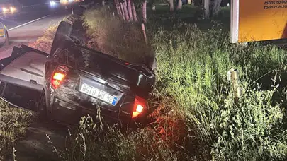 Ankara - Eskişehir kara yolunda kaza : 2 yaralı