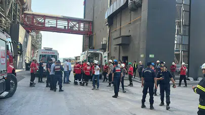 Bilecik'te çelik fabrikasında patlama : 3 işçi yaralandı
