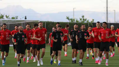 A Milli Futbol Takımı Paraguay maçı için antrenmanlara başladı