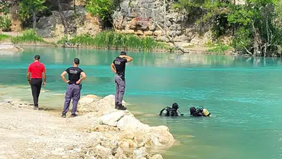 Alara Çayı'nda kaybolan genci arama çalışmaları sürüyor