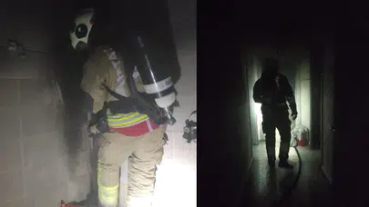 Hatay İskenderun'da evde yangın çıktı