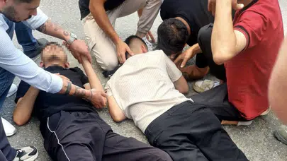 Samsun'da otomobille çarpışan motosikletteki 2 kişi yaralandı