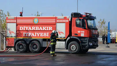 Diyarbakır'da yangın : 1 kişi dumandan etkilendi