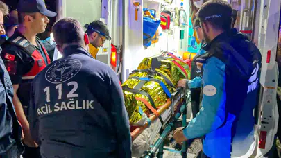 Çorum'da yamaç paraşütü kazası : Dere yatağına düşen sağlıkçı 5 saatte kurtarıldı