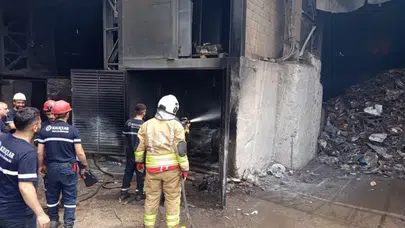 Hatay Payas'ta iş yerinde yangın : Maddi hasar oluştu