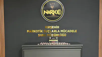 Kırşehir'de uyuşturucu operasyonunda 3 kişi tutuklandı