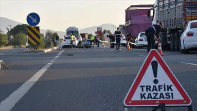 İzmir Menderes’te feci kaza : 1 ölü, 4 yaralı