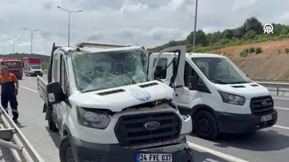 İstanbul Havalimanı yolunda kaza