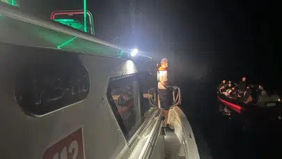 Bodrum açıklarında 6'sı çocuk 32 düzensiz göçmen kurtarıldı