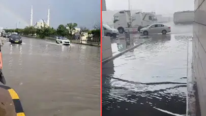 Edirne'de sağanak yağış ve dolu hayatı olumsuz etkiledi