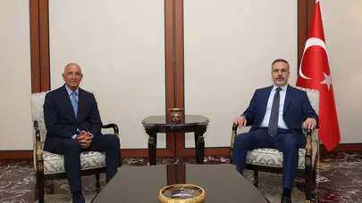 Bakan Fidan ile Büyükelçi Tom Barrack ile görüştü