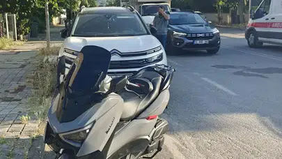 Motosiklet sürücüsünün aort damarı yırtıldı