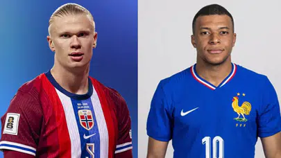 Mbappe ve Haaland, attıkları gollerle ülkelerini üst tura taşıdı