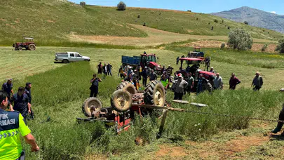 Adana'da traktör kazasında bir kişi hayatını kaybetti
