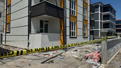 Konya'da elektrik akımına kapılan işçi 4. kattan düştü : Durumu ağır