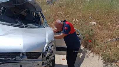 Adıyaman'da araç takla attı : 1 kişi öldü, 1 kişi yaralandı
