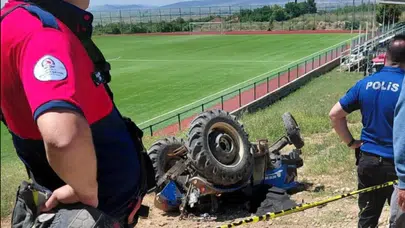 Denizli'de traktör kazası : 12 yaşındaki Orhan Karakoç hayatını kaybetti