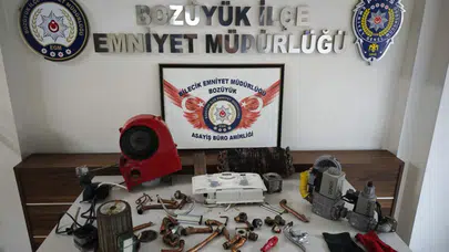 Bilecik Bozüyük'te metruk binada hırsızlık : 2 yakalama
