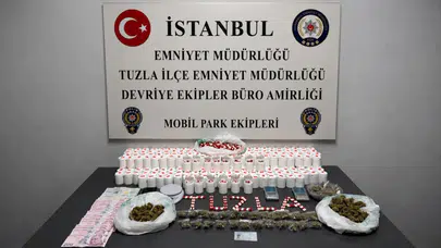 Tuzla'da uyuşturucu operasyonu : 14 bin 900 hap ele geçirildi