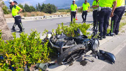 Denizli'de ağaca çarpan genç sürücü hayatını kaybetti