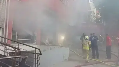 Pendik'te sabun fabrikasında yangın çıktı