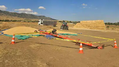 Kırıkkale'de feci kaza : Makinenin altında kalan genç işçi öldü