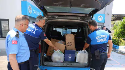 Mersin'de zincir market denetimi : Tarihi geçmiş 135 ürün ele geçirildi