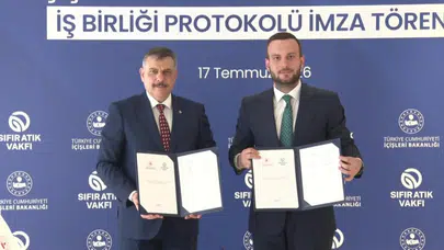 İçişleri Bakanlığı ile Sıfır Atık Vakfı arasında iş birliği protokolü imzalandı