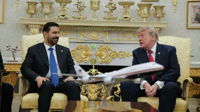 Irak Başbakanı Zeydi, Trump ile bir araya geldi
