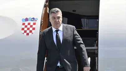 Hırvatistan Cumhurbaşkanı Milanovic Ankara’ya geldi