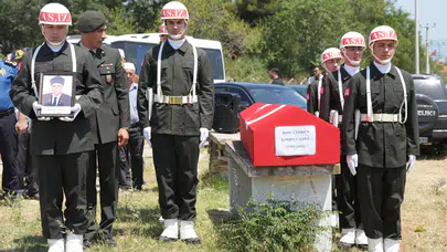 Tekirdağ’da Kıbrıs gazisi Rafet Coşkun’a veda