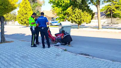 Aksaray'da motosiklet üzerinde kalp krizi geçiren şahıs hayatını kaybetti