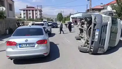 Hakkari Yüksekova'da kaza : 3 kişi yaralandı