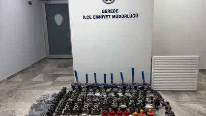 Bolu'da şantiyeden 2,5 milyon liralık malzeme çalan şüpheli suçüstü yakalandı