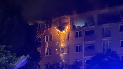 Çorlu'da apartman dairesinde patlama : 2 ölü, 5 yaralı
