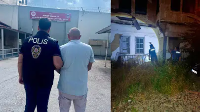 Bilecik Bozüyük'te 6 yıl hapis cezası bulunan şahıs metruk binada yakalandı