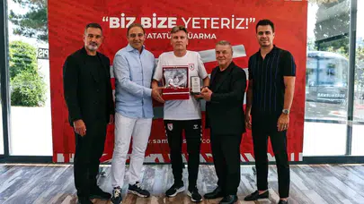 Samsunspor'da Cédric Cattenoy ile vedalaşıldı