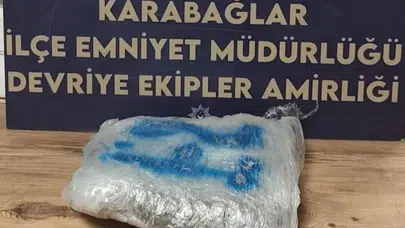 İzmir'de uyuşturucu ile kaçmaya çalışan sürücü yakalandı