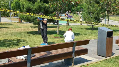 Çatalca'da bir kişi, parkta eşini boğazından bıçakladı