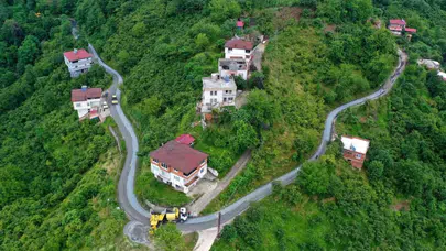 Ordu'nun kırsalında asfalt seferberliği