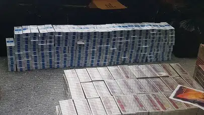 Samsun’da kaçak tütün operasyonu : Binlerce makaron ele geçirildi