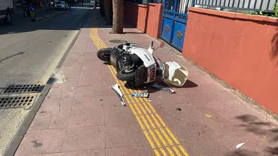 Aydın Efeler’de motosiklet ile otomobil çarpıştı : 1 kişi yaralandı