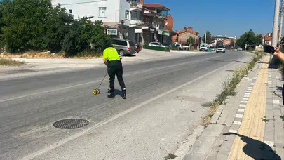 Kütahya’da scooter kazası : 14 yaşındaki sürücü yaralandı