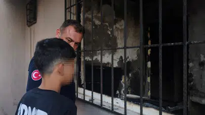 13 yaşındaki çocuk, çakmakla oynarken evi yaktı
