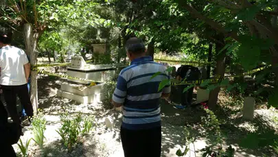 Malatya'da mezarlıkta korkunç olay