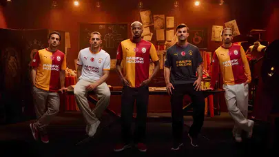 Galatasaray, yeni sezon formalarını tanıttı